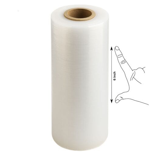Stretch Film Roll 6 Inch | Mini Stretch Wrap for Packaging & Shipping